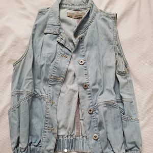 Zara denim vest